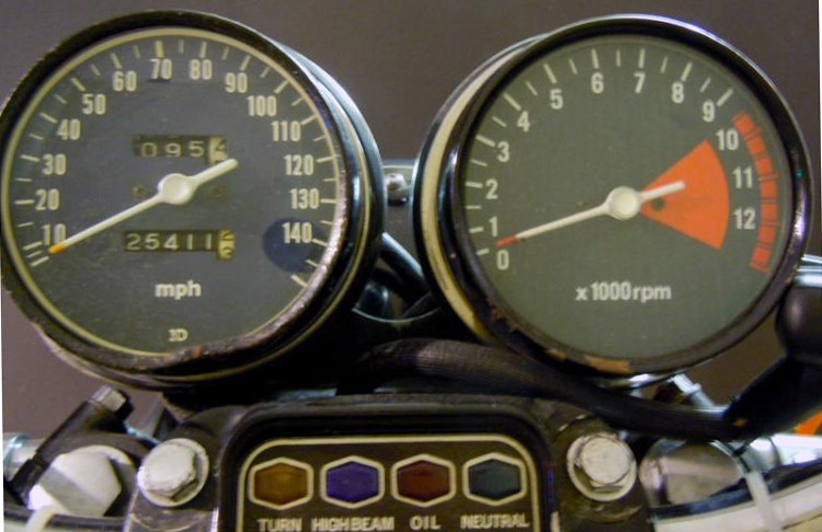 gauges CB750 Honda 1972